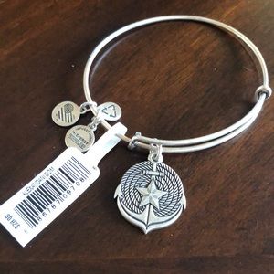 Alex And Ani Silver Bracelet - Anchor